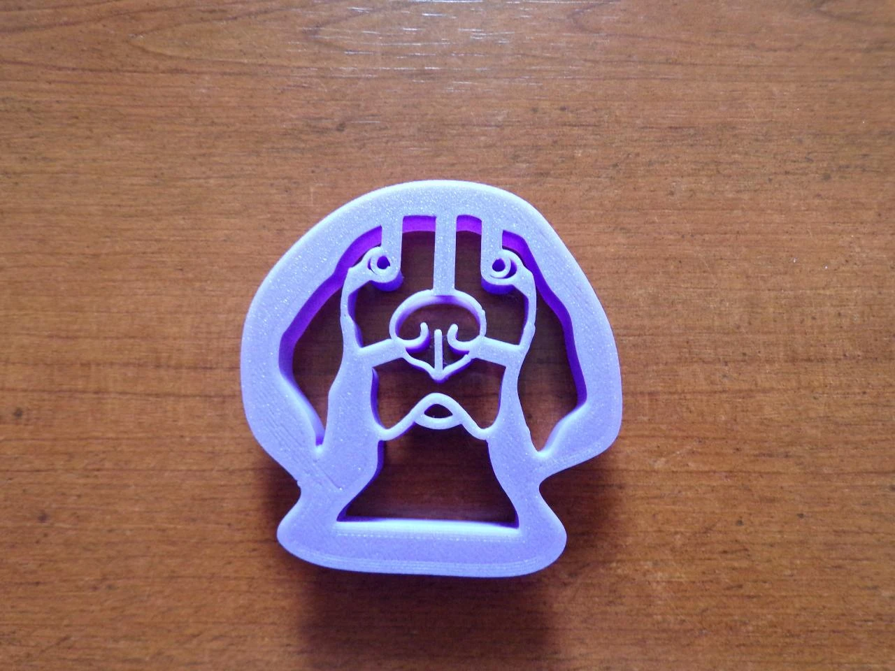 emporte pièce kop van Duits brak hondenras 3D PLA ongeveer 7 x 6,8 x 1 c – photo 2